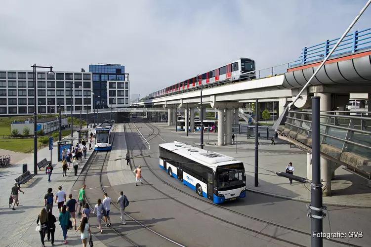 Hoge scores klanttevredenheid openbaar vervoer in de vervoerregio Amsterdam