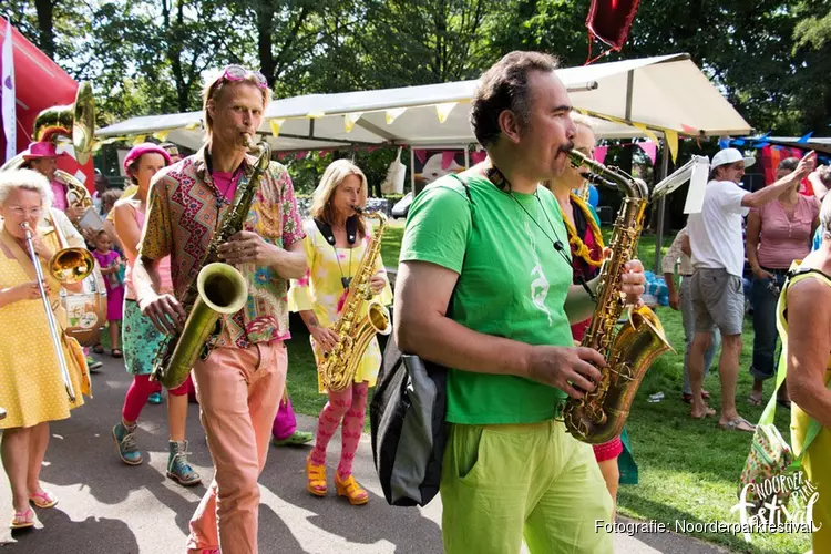 Noorderparkfestival op zondag 9 september