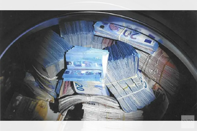 350.000 euro aangetroffen in wasmachine