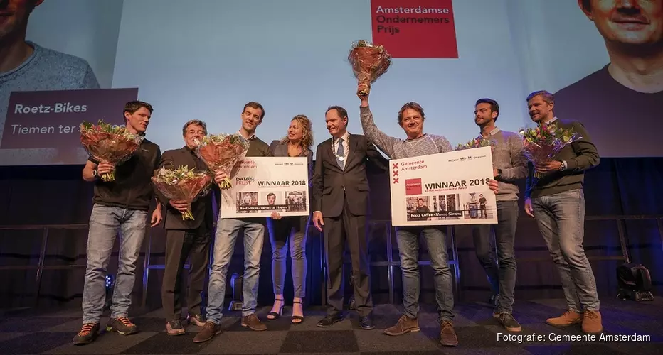 Winnaars Amsterdamse Ondernemersprijs 2018 en DAM prijs 2018 bekend