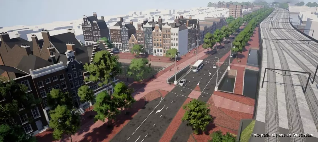 Nieuwe doorgaande fietsverbinding tussen Westerpark en Centraal Station