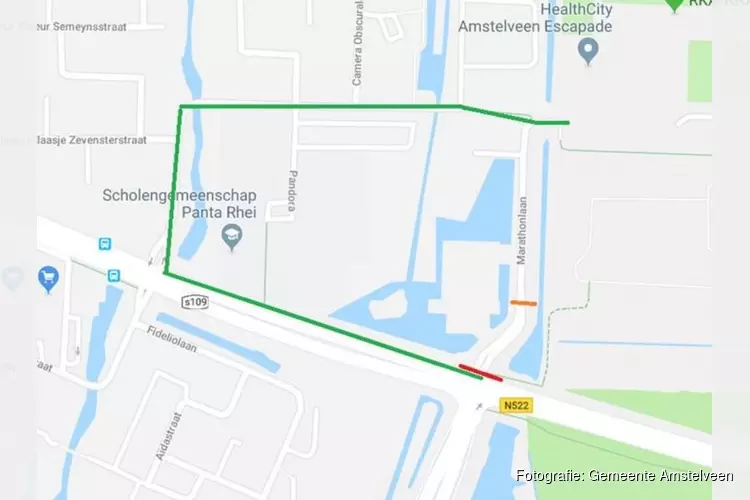 Reconstructie Burg. Boersweg – Oranjebaan – Marathonlaan - calamiteitenpad