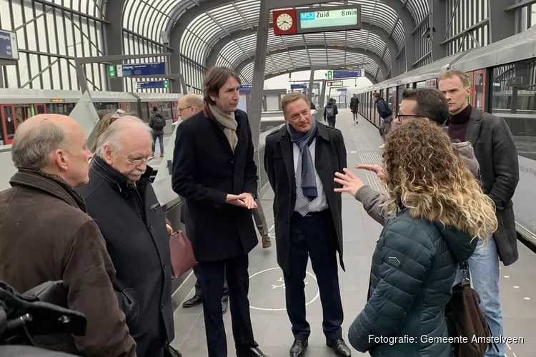 Geslaagd bezoek Amstelveen aan Noord-Zuidlijn