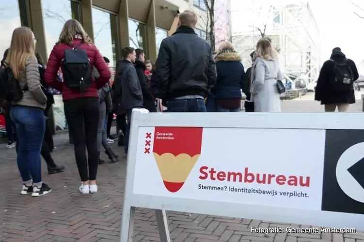 Opkomst en uitslagen Amsterdam verkiezingen 20 maart 2019