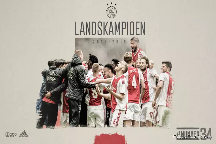 34e landstitel voor Ajax!