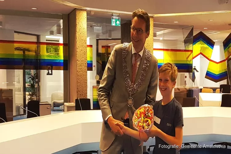 Lieuwe nieuwe kinderburgemeester gemeente Amstelveen