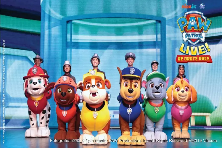 PAW Patrol Live! komt naar RAI Amsterdam