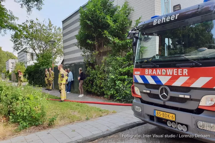 Veel rook bij bermbrand Gooiseweg