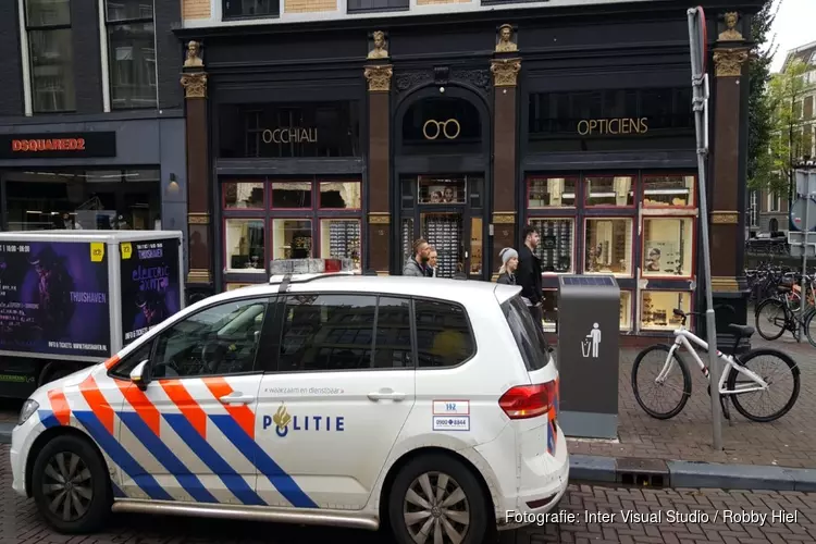 Brillenwinkel overvallen in centrum