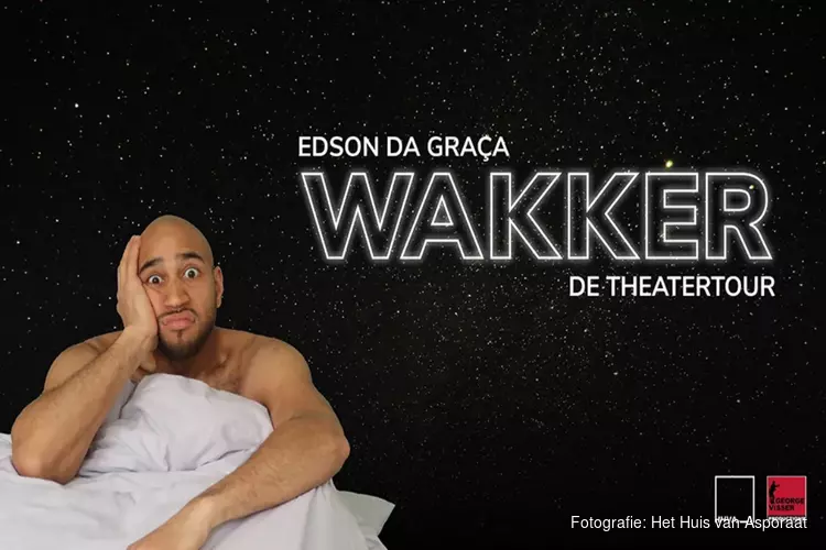 Op 14 november 2019 staat Edson Da Graça in Podium Mozaïek met zijn avondvullende programma ‘Wakker’.