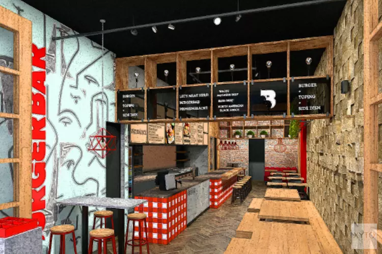 BurgerBar opent in april vijfde vestiging aan de Prinsengracht 478