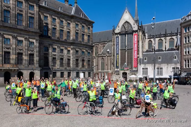 Fietsactie om 30 km-beleid binnen Amsterdamse ring te krijgen