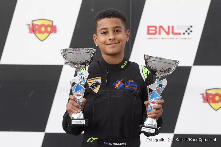 Karter Ayrton Willems is de Lewis Hamilton van Amsterdam: klinkende dagoverwinning!