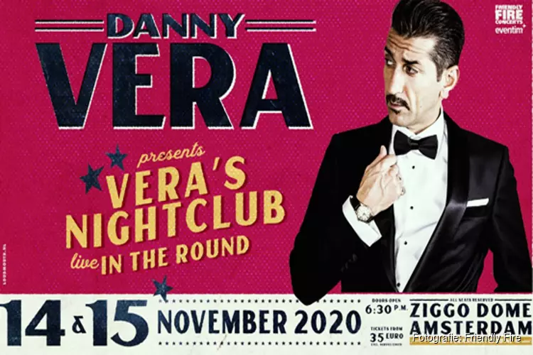 Danny Vera naar Ziggo Dome met &#39;Vera’s Nightclub&#39;