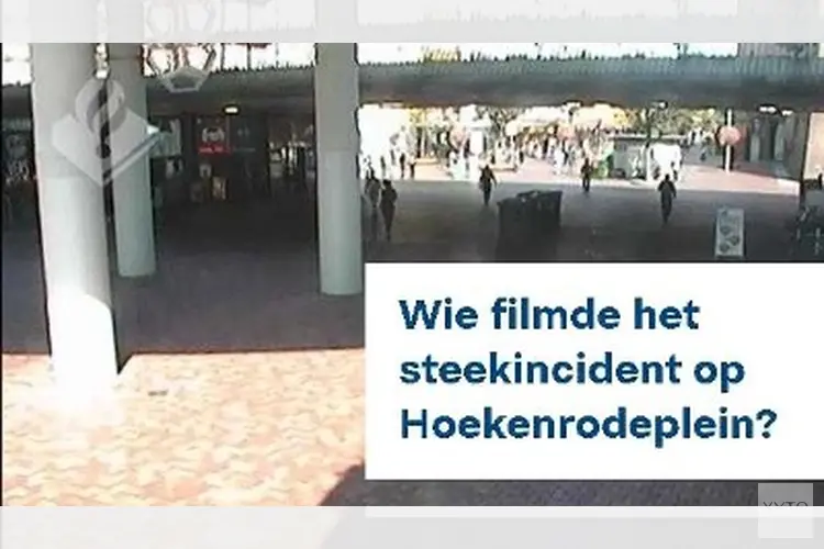 Wie filmde het steekincident Hoekenrodeplein