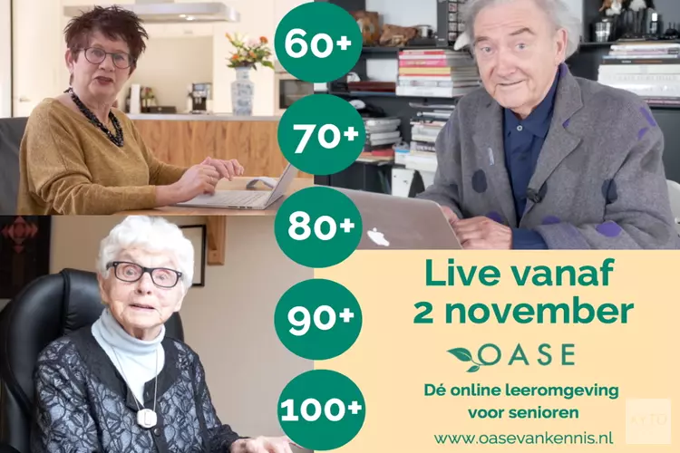 Stichting Oud Geleerd Jong Gedaan en SkillsTown lanceren online academie voor senioren