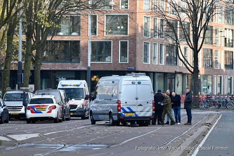 Explosief aangetroffen in een portiek Plantage Parklaan