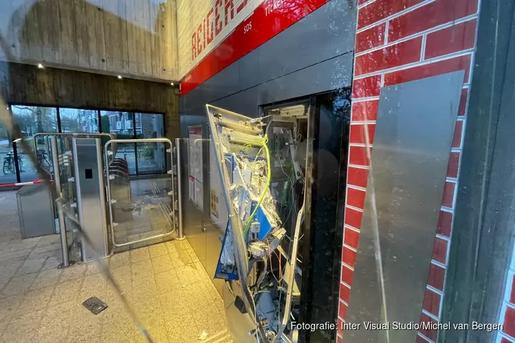 Kaartjesautomaat opgeblazen bij station Reigersbos