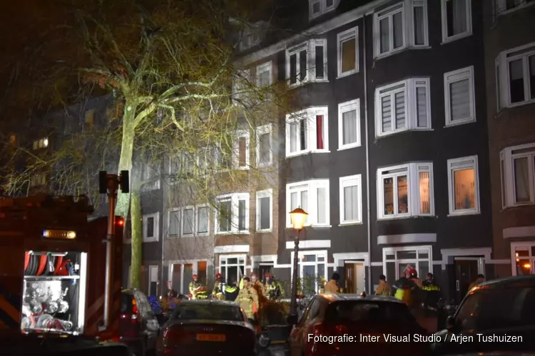 Zwaargewonde bij brand in Transvaalstraat