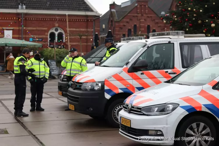 Veel politie aanwezig voor demonstratie in Westerpark