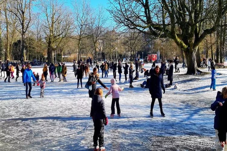 Volop winterpret in Amsterdam