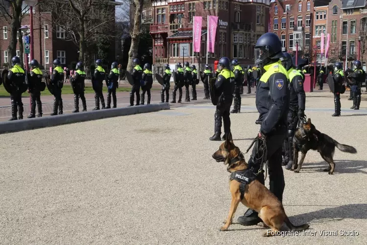 58 aanhoudingen bij demonstratie Museumplein