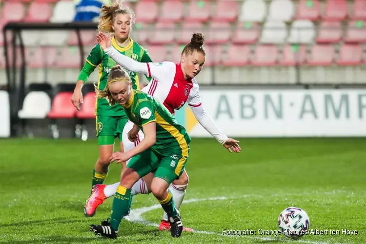 Herstel voor Ajax-vrouwen met winst op ADO Den Haag