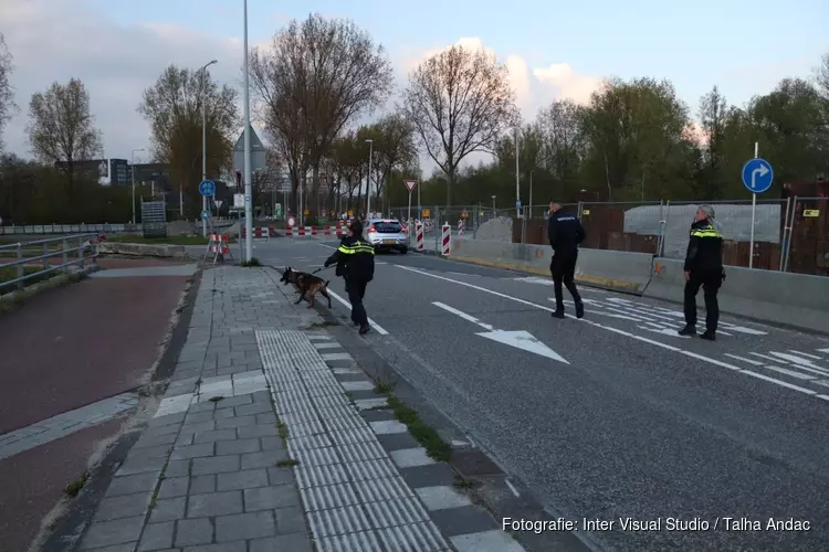 Achtervolging na inbraak bij bedrijfspand in West