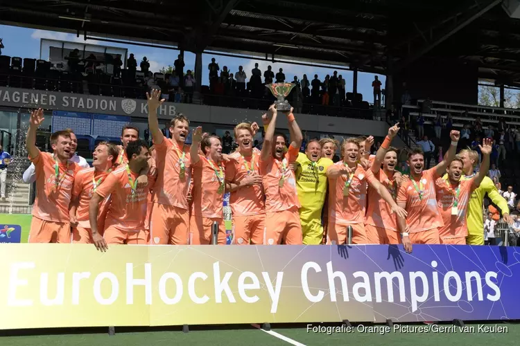 Hockeyers pakken Europese titel na shoot-outs tegen Duitsland