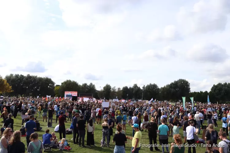 Duizenden demonstranten bij woonprotest