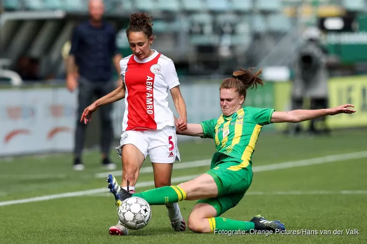 Opnieuw averij voor Ajax Vrouwen, doelpuntloos gelijkspel bij ADO Den Haag