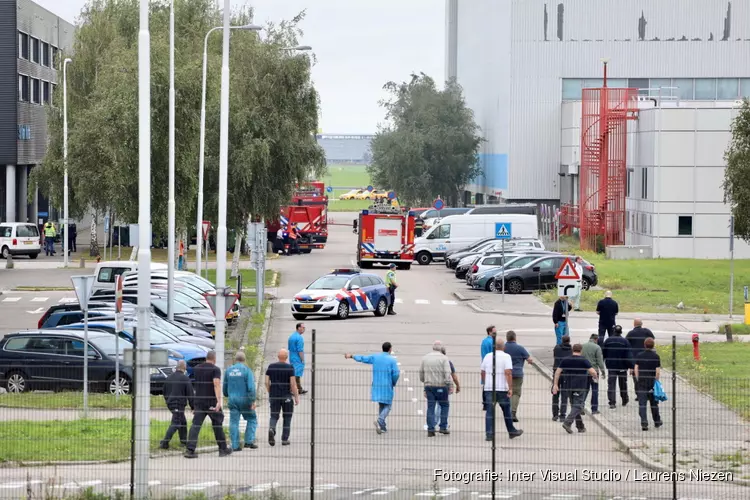 Brand bij KLM op Schiphol