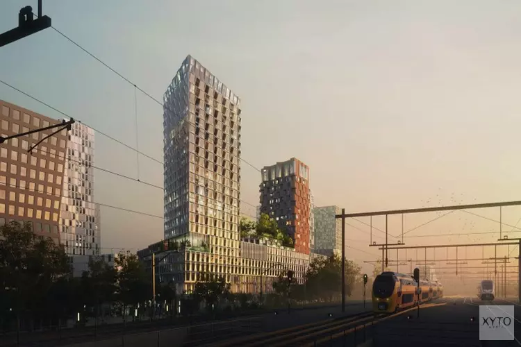 Nieuw toonaangevend gebouw in Zuidas met woningen, kantoren, een bioscoop en stadsbos