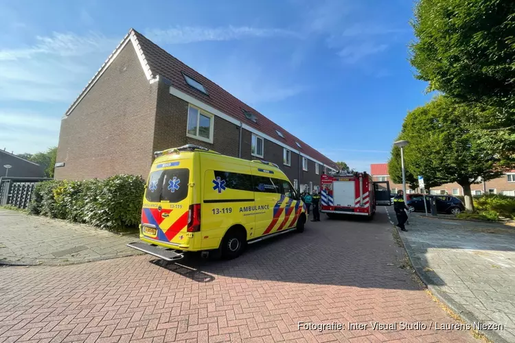 Keukenbrand op de Pestalozzihof in Amsterdam