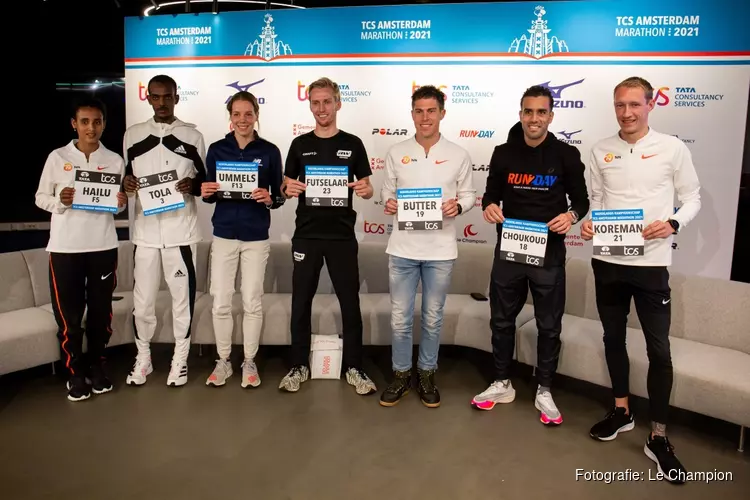 Topatleten TCS Amsterdam Marathon azen op parcoursrecord en Nederlandse titels