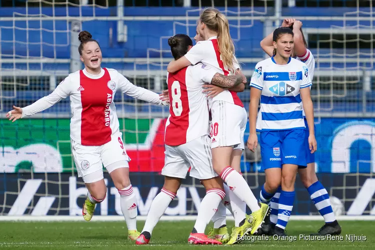 Ajax-vrouwen winnen in Zwolle