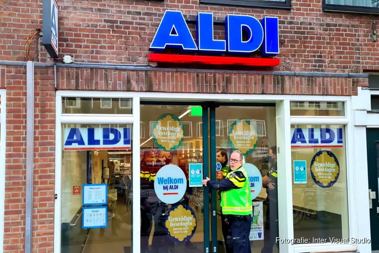 Verdachte poging overval supermarkt snel aangehouden