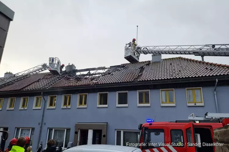 Flinke uitslaande brand in Amsterdam