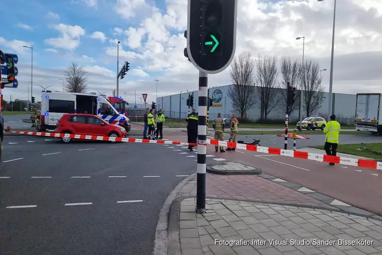 Fietser overleden na ongeluk op Westpoortweg