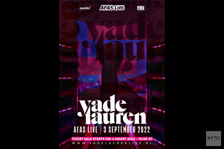 Popicoon Yade Lauren naar AFAS Live op 3 september 2022