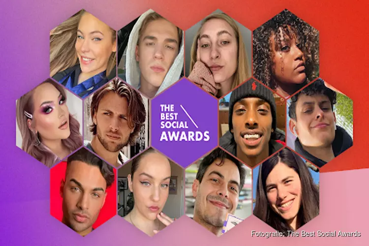 Dit zijn alle genomineerden van The Best Social Awards 2022