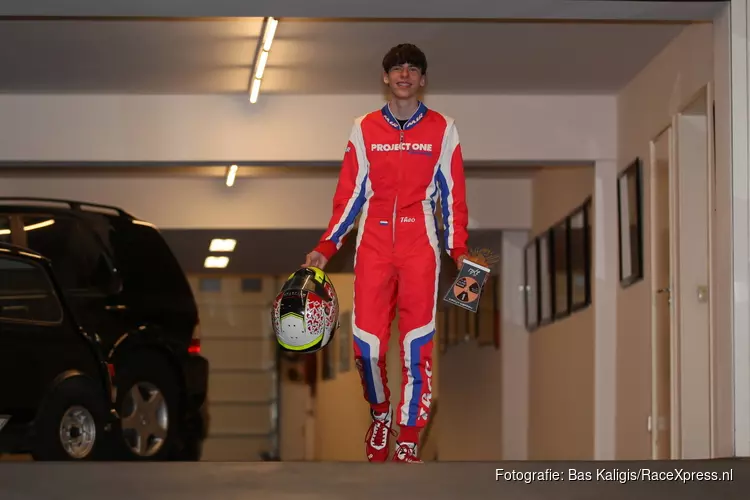 Theo Visser (15) succesvol in kart en auto: "Nog altijd veel plezier in de kart"