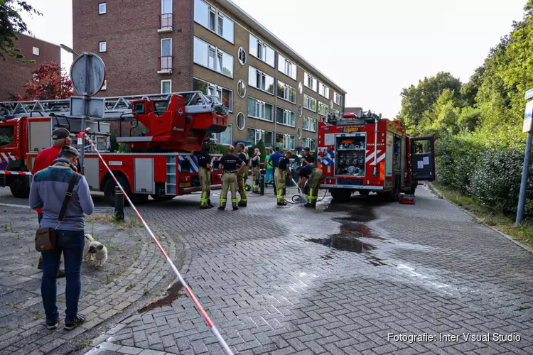 Brand in flatwoning in Weesp