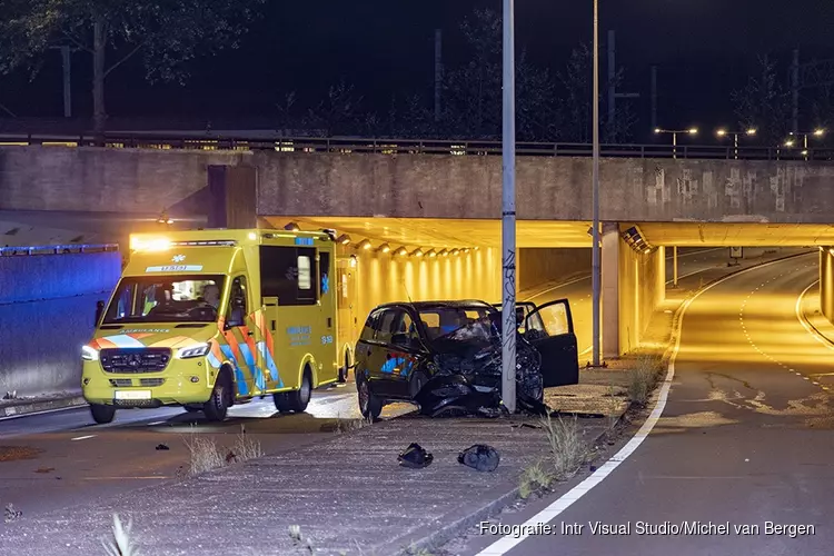 Drie gewonden bij ongeval Transformatorweg Amsterdam