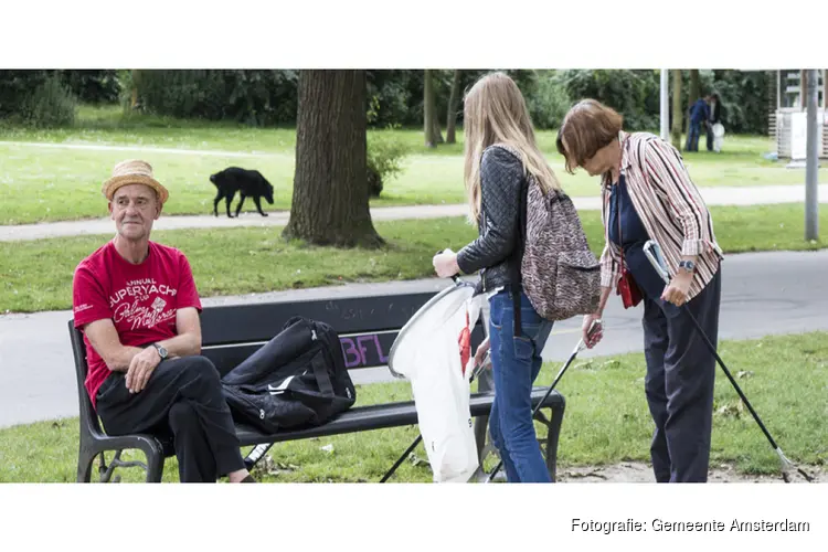 Afvalgrijpers en ringen te leen voor World Cleanup Day