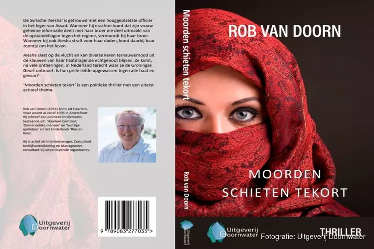 Boeklancering nieuwe politieke thriller van Rob van Doorn vindt plaats in Haarlem