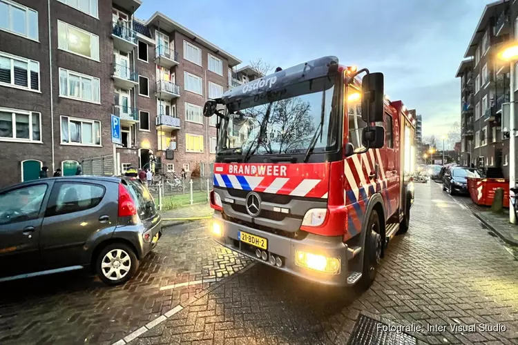 Brand in flat Sape Kuiperplantsoen in Amsterdam