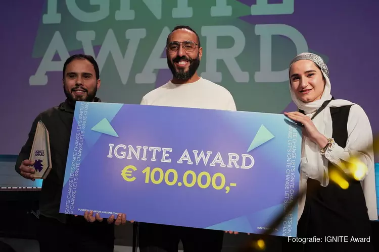 Amsterdamse ondernemer wint IGNITE Award en krijgt 100.000 euro om te investeren