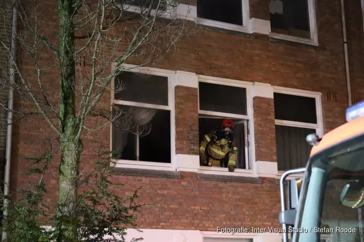 Brand in appartement in Amsterdam-Zuid