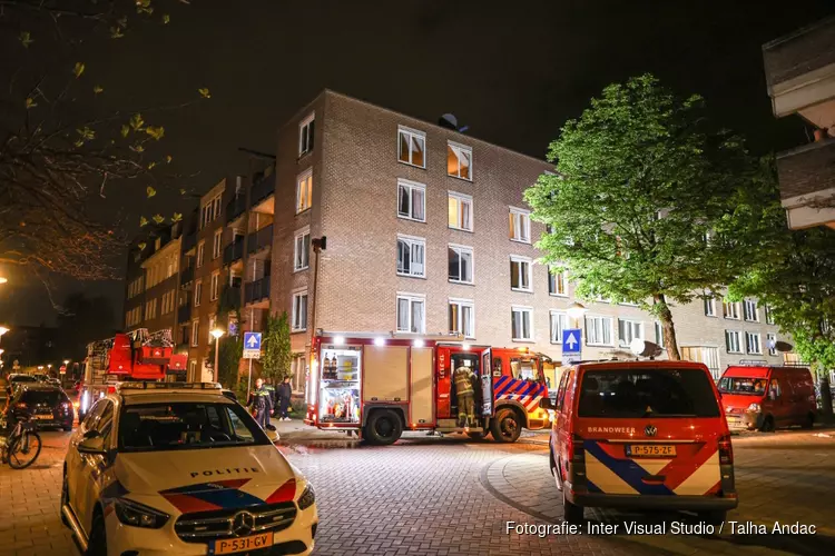 Explosie bij woning aan Boeroestraat in Amsterdam